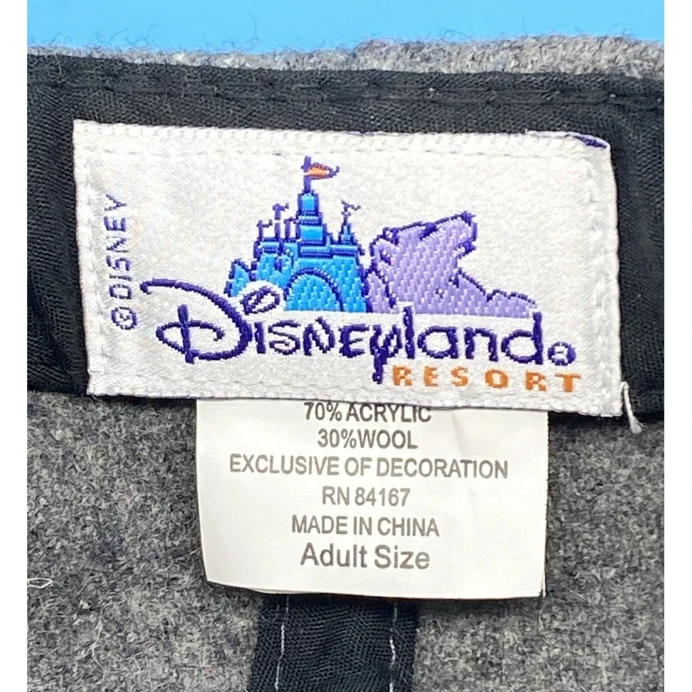 Disneyland Resort Jack Skellington Nightmare Before Christmas Gray Wool Hat Cap